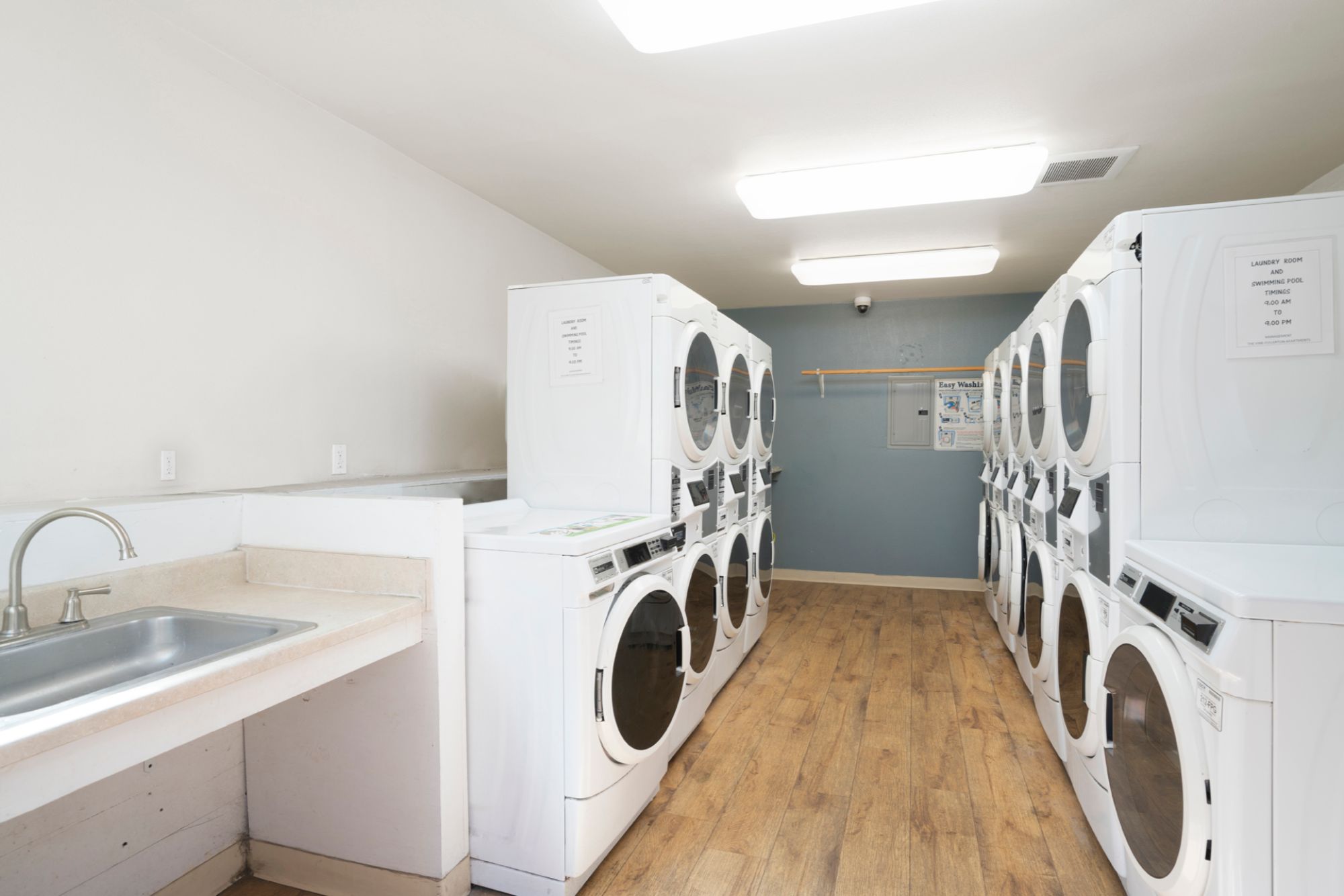apartment building laundry room structure pmg